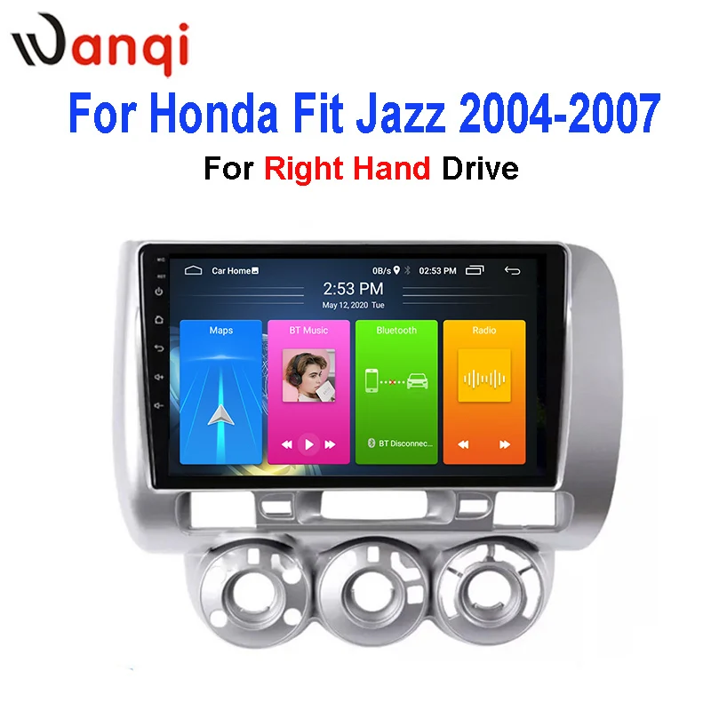 Автомобильный плеер GPS радио для HONDA Fit JAZZ 2004 2005 2006 2007 правая рука вождения