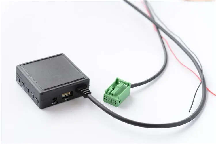 Автомобильный Bluetooth 5 0 беспроводной HIFI Aux адаптер микрофона TF USB флэш-накопитель