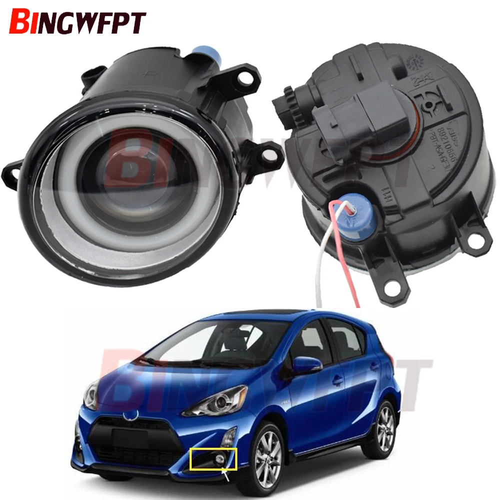 2 шт. для TOYOTA Venza Sienna Prius C V matrix Avalon 07 14 светодиодный противотуманный светильник Angel