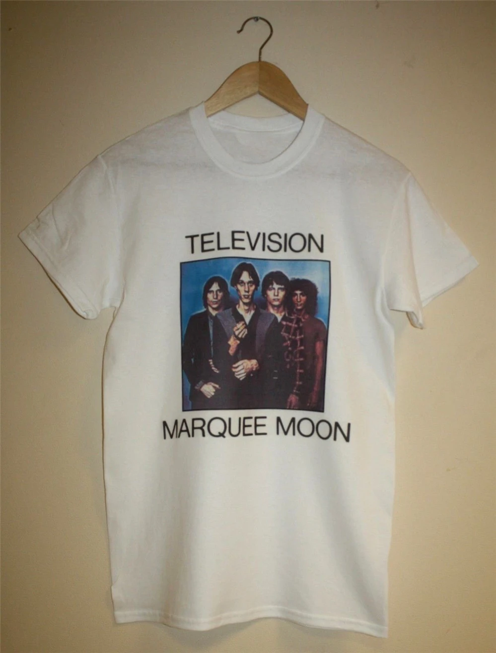 Телевизионная футболка MARQUEE MOON мужская женская Банда четырех журналов проводная
