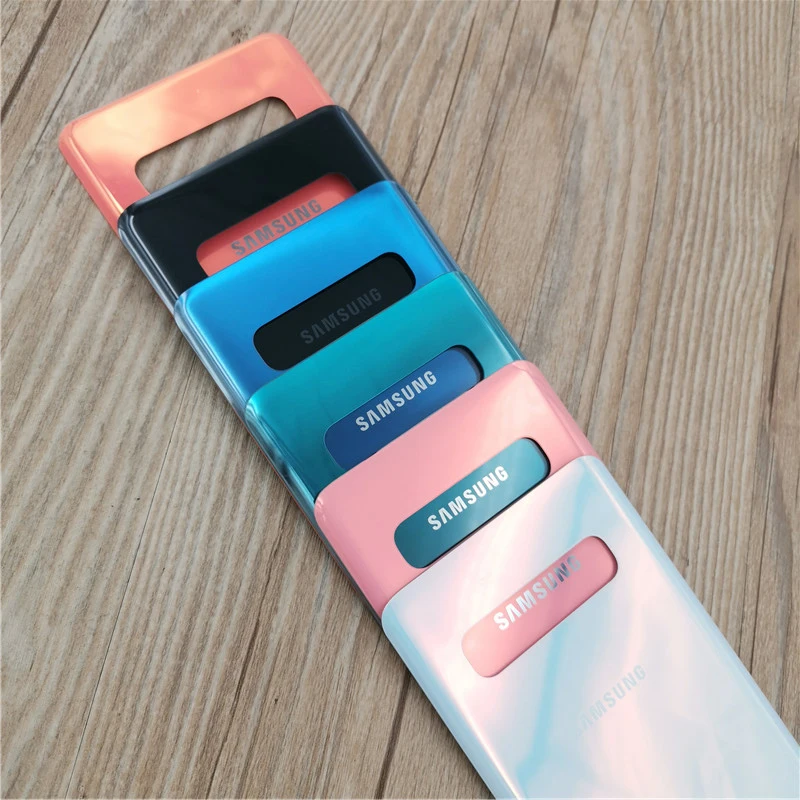 Фото Оригинальный чехол для Samsung Galaxy S10 стеклянная защитная задняя крышка батарейного Оригинальный чехол для Samsung Galaxy S10 стеклянная защитная задняя крышка батарейного