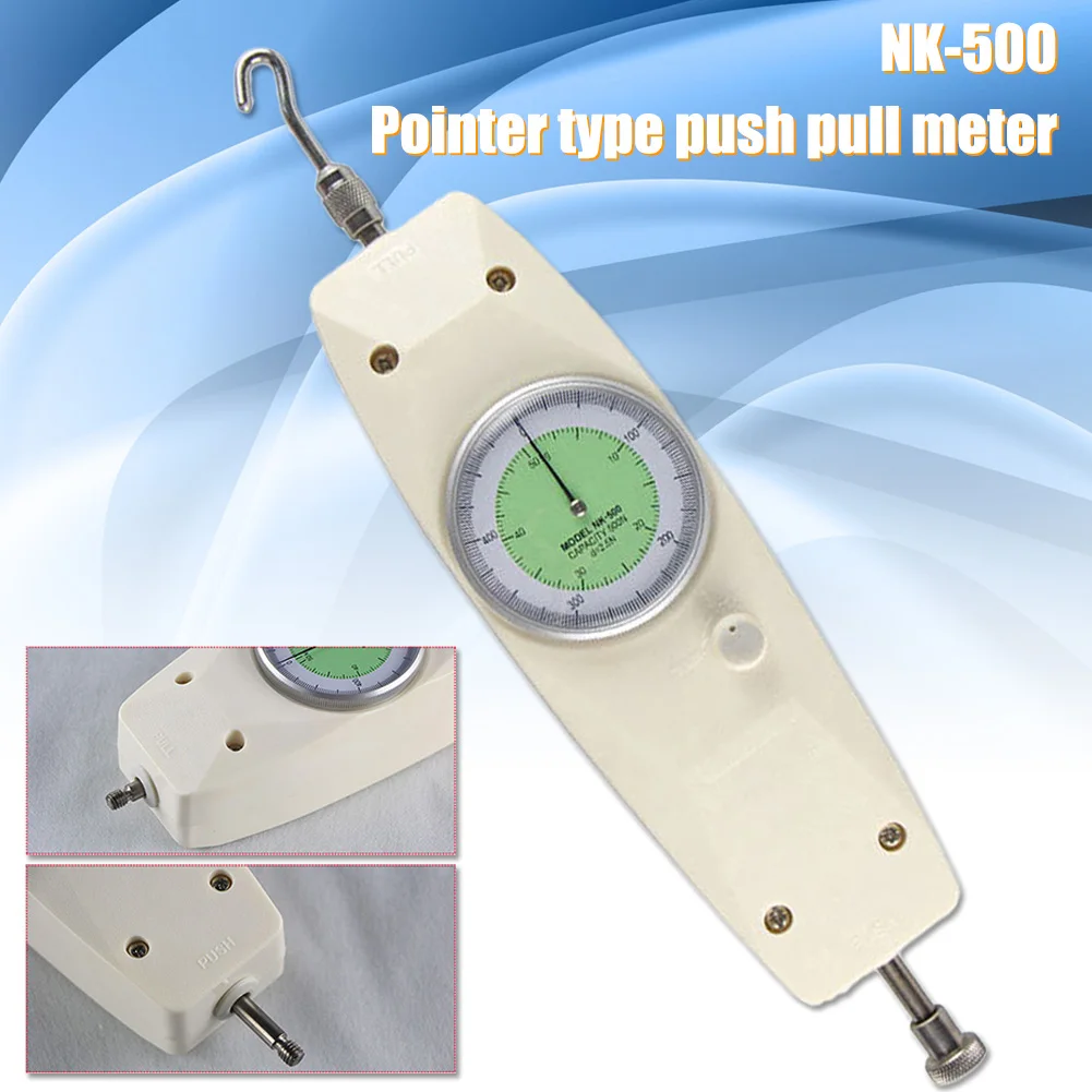 Силовой манометр механический аналоговый толкающий измеритель давления тестер