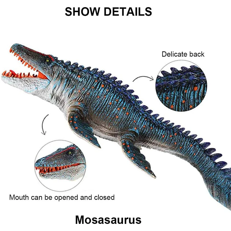 MKTOYS динозавр игрушки для мальчиков Mosasaurus Парк Юрского периода реалистичная