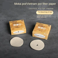 moka pot vietnam pot coffee filter paper coffee pot household puree filter paper 100 pieces