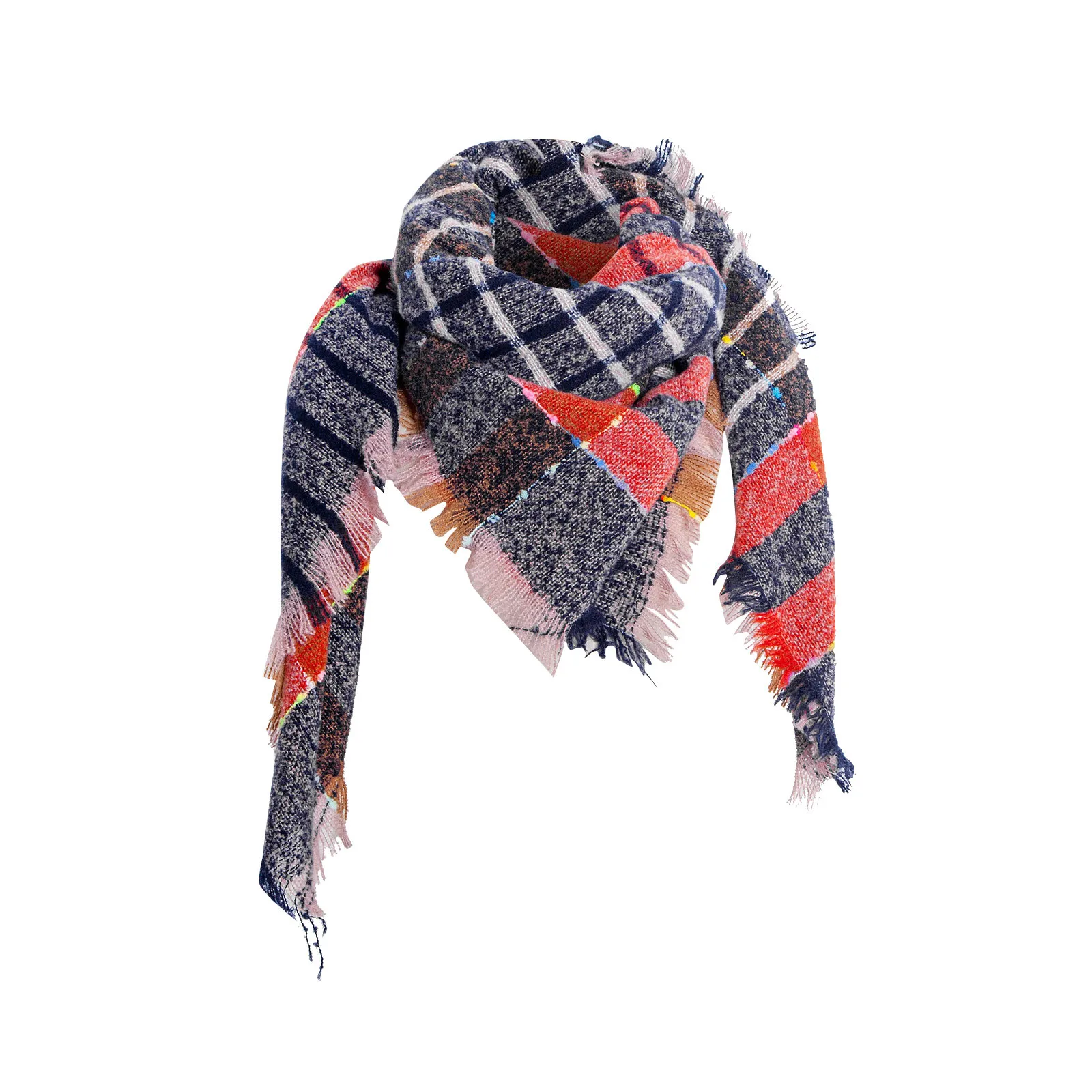 

Fashion Winter Women Colorful Scarf Female Casual Square Tassel Scarf Shawl 1 PC High Quality Unique Scarf Gifts Echarpe 2020
