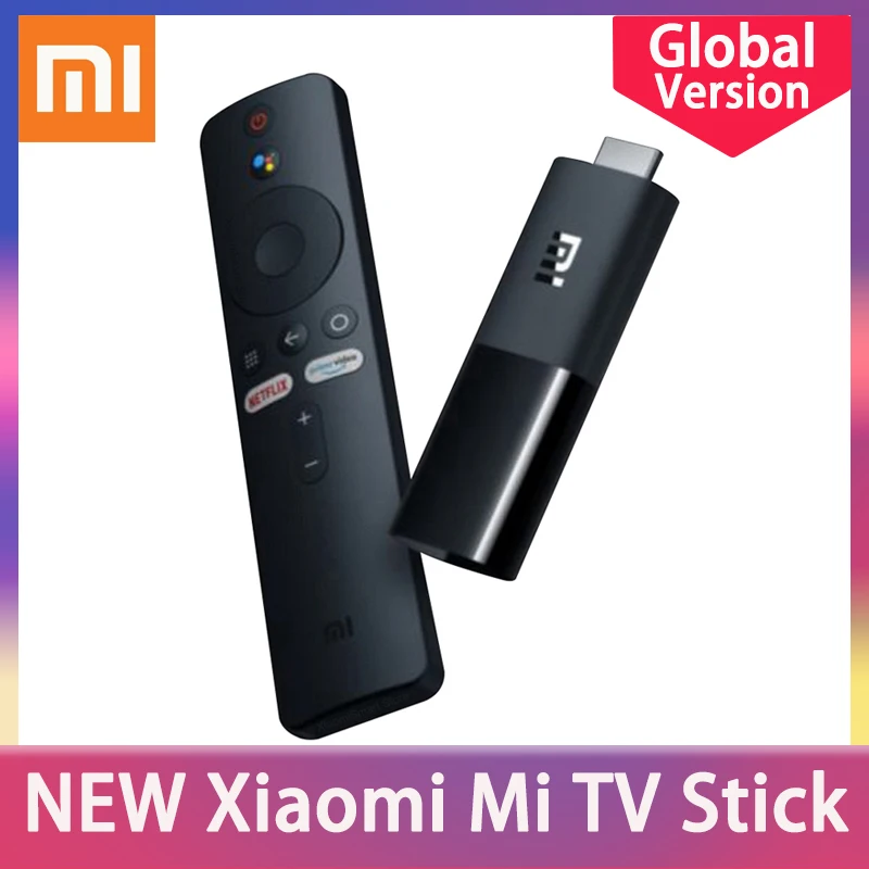 Оригинальный ТВ стик Xiaomi Mi Android TV 9 0 2K HDR четырехъядерный HDMI ОЗУ 1 ГБ ПЗУ 8 Bluetooth Wi Fi