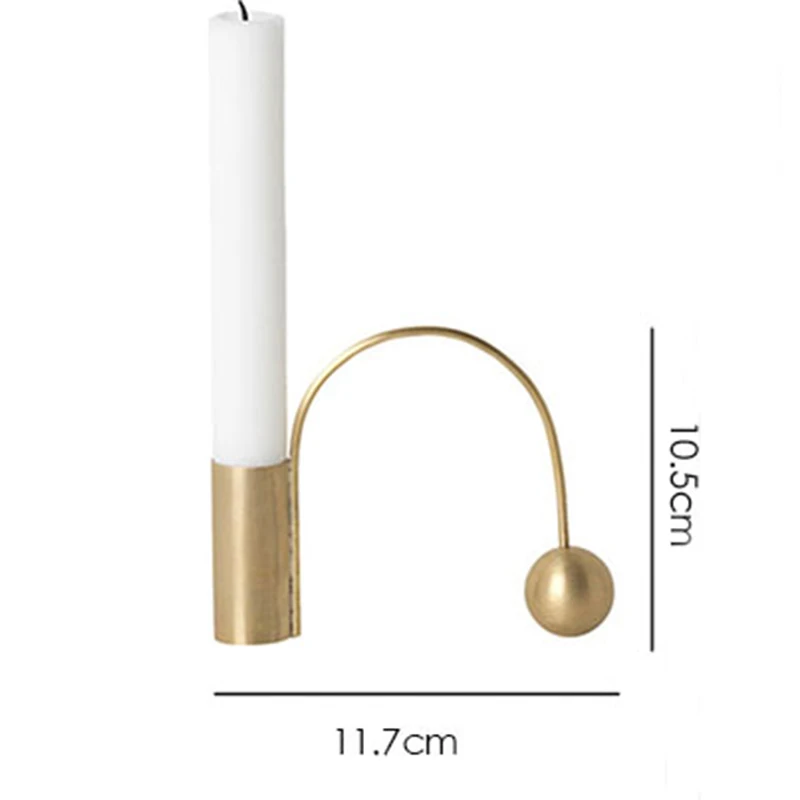 Скандинавский минималистичный геометрический подсвечник высокого качества