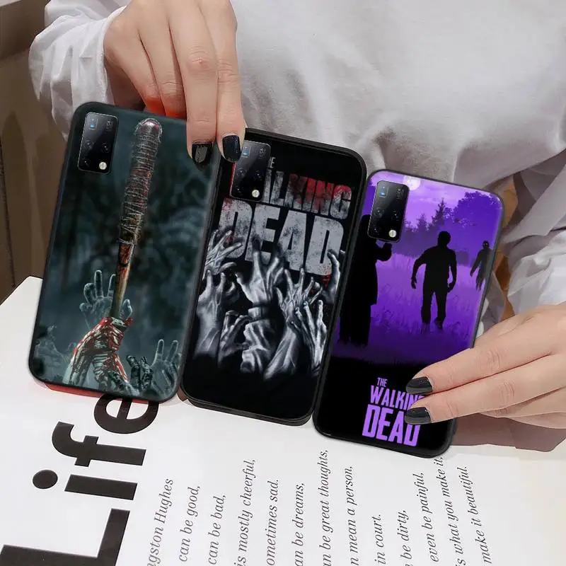 

The Walking Dead Phone Case for Huawei Y7 Y9 Y6 Y5 Y8 Y8S Y8P nove 3 4 5 6 7 pro 2018 2019 5g se Fundas cover