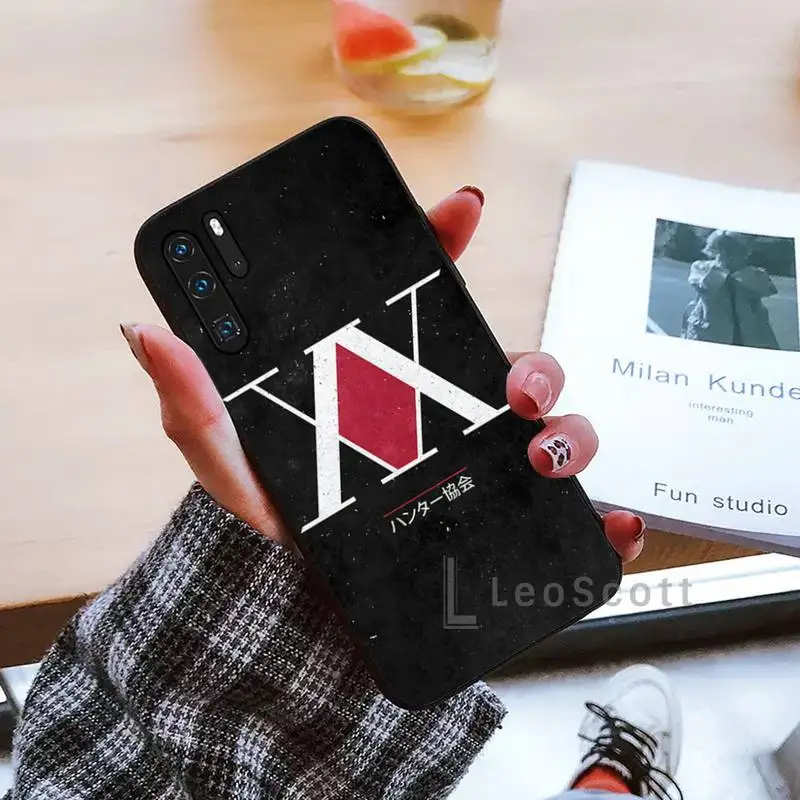 

Hunter HXH Anime Hunter 3 Phone Case black For Huawei honor Mate mate P 10 9X 10i 20 30 40 y7 lite pro p smart 2019