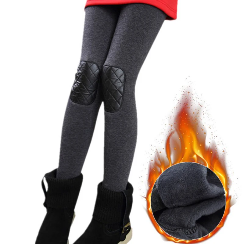 

Леггинсы детские зимние из искусственной кожи, с эластичной резинкой на талии, 2020