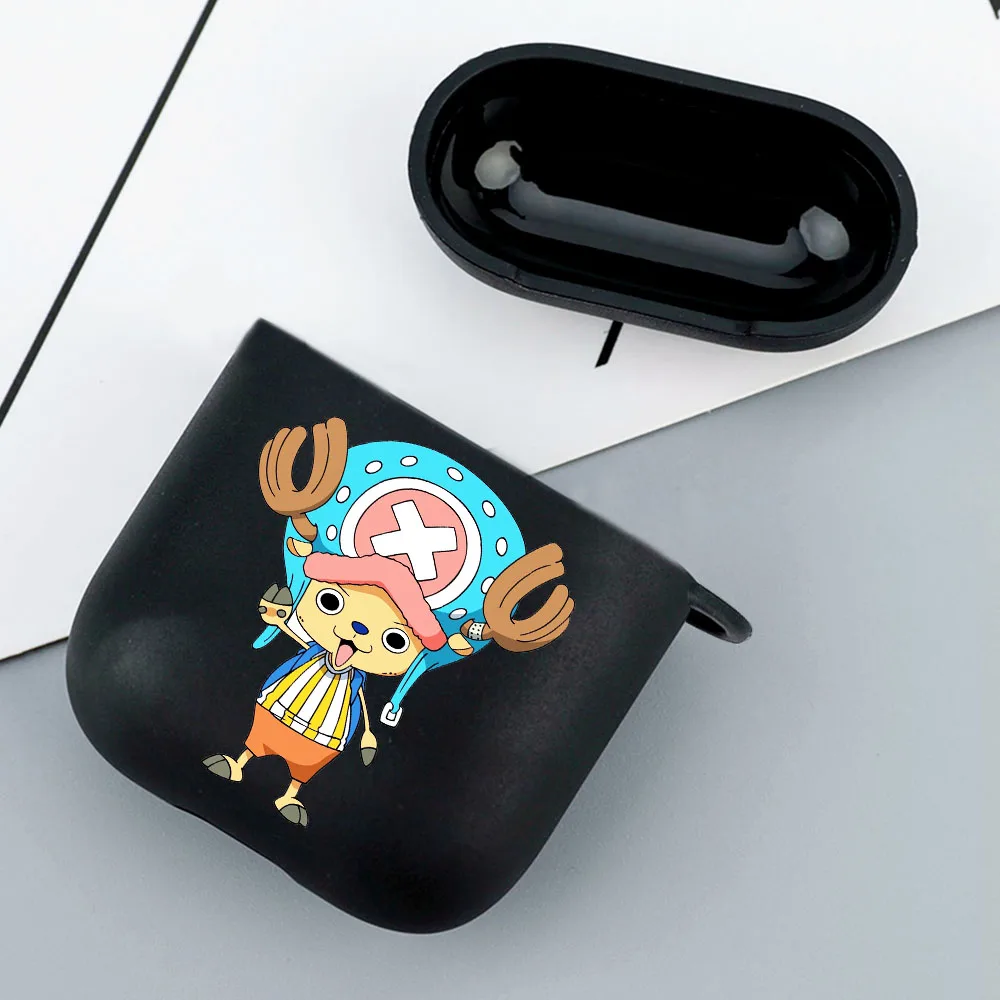 

Hot Anime One Piece Luffy Choppe Soft silicone Airpod Case for Apple Airpods 1 2 Wireless Bluetooth Earphone Coque Accessories