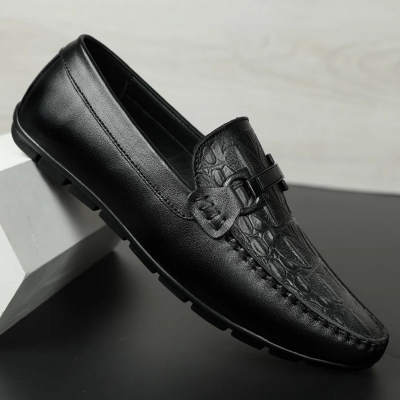 

Italian Luxury Mens Shoes Casual Office Summer Men Loafers Cow Genuine Leather Moccasins New Comfy Breathable Slip On Boat Shoes