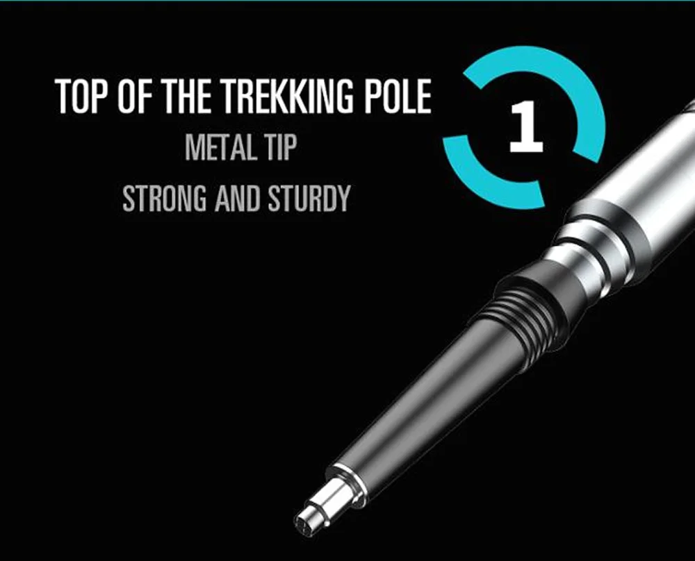 Флуоресцентные треккинговые палки походные регулируемые горные принадлежности