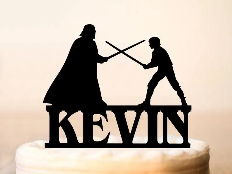 Персонализированное наименование Топпер для торта С Днем Рождения