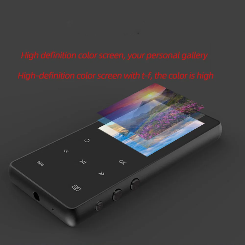MP4 1 8 дюймов Дисплей MP3 HIFI без потери качества звука музыкальный плеер Fm радио