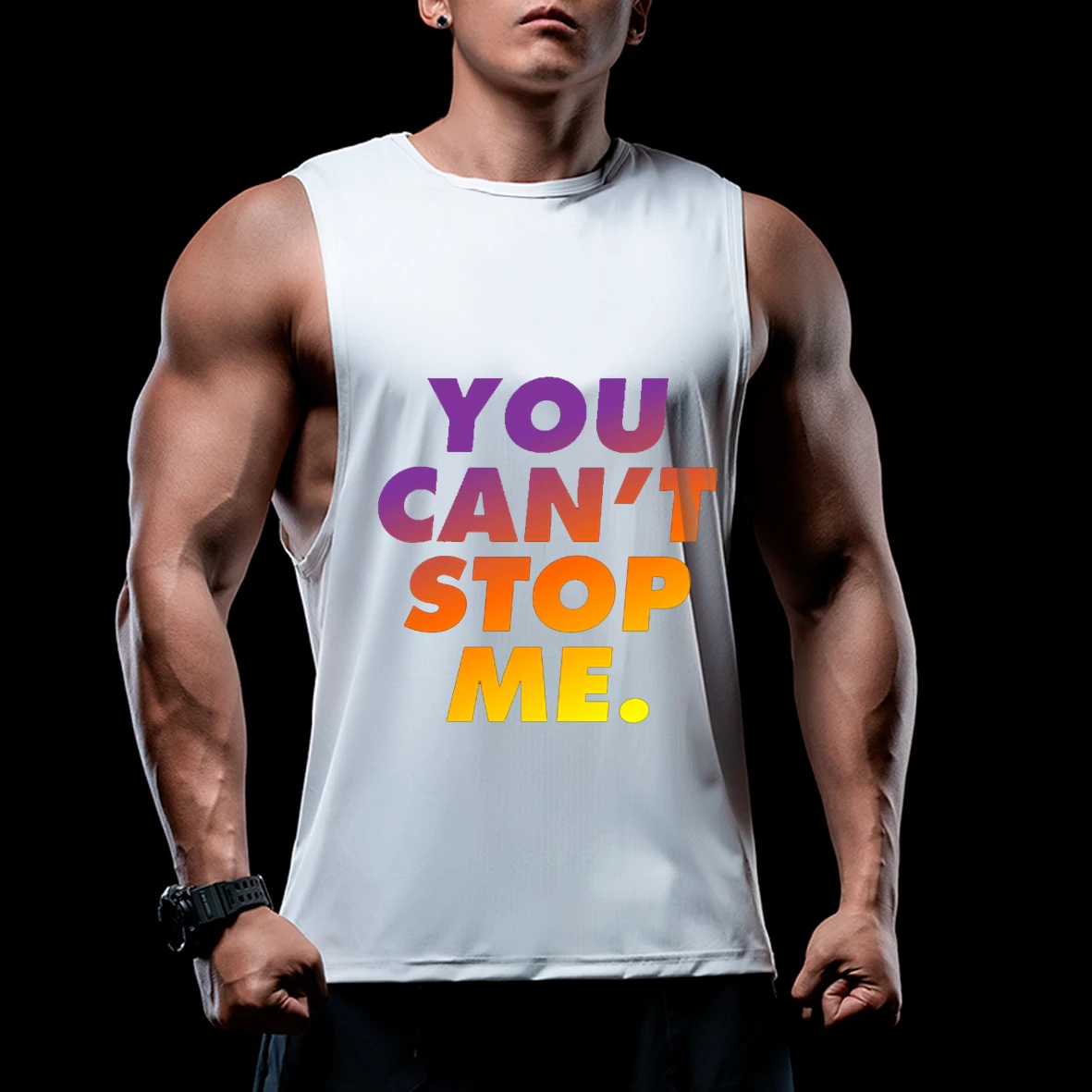 

Anime Print Fitness Workout Mens Sportswear Gyms Bodybuilding Hooded Tank Top Comfortable Breathable Sleeveless Vest Sweatshirt