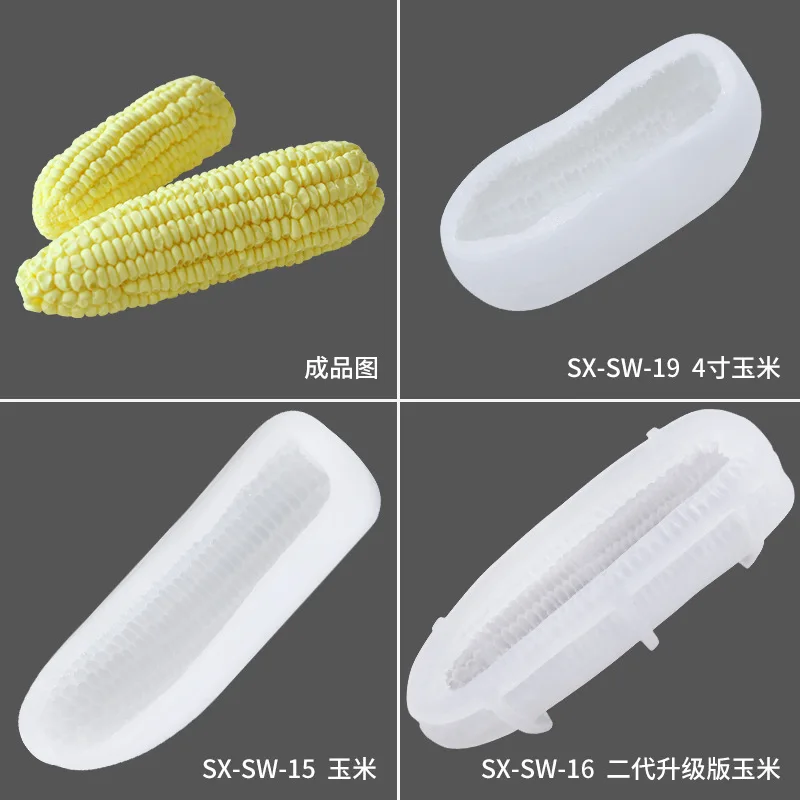 Растительное кукурузы формы торт украшая инструменты Моул силиконовый сладости
