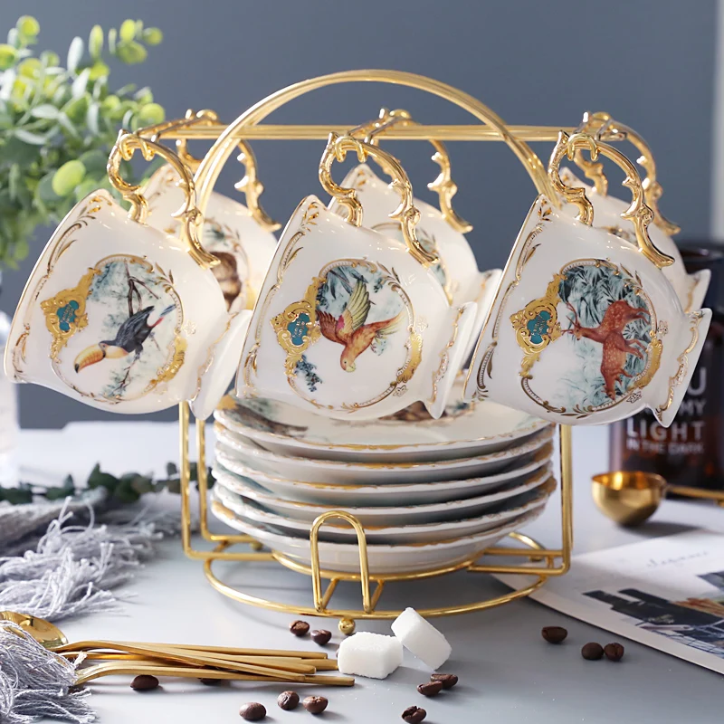 Кофейная чашка в европейском стиле креативная домашняя керамическая кружка для