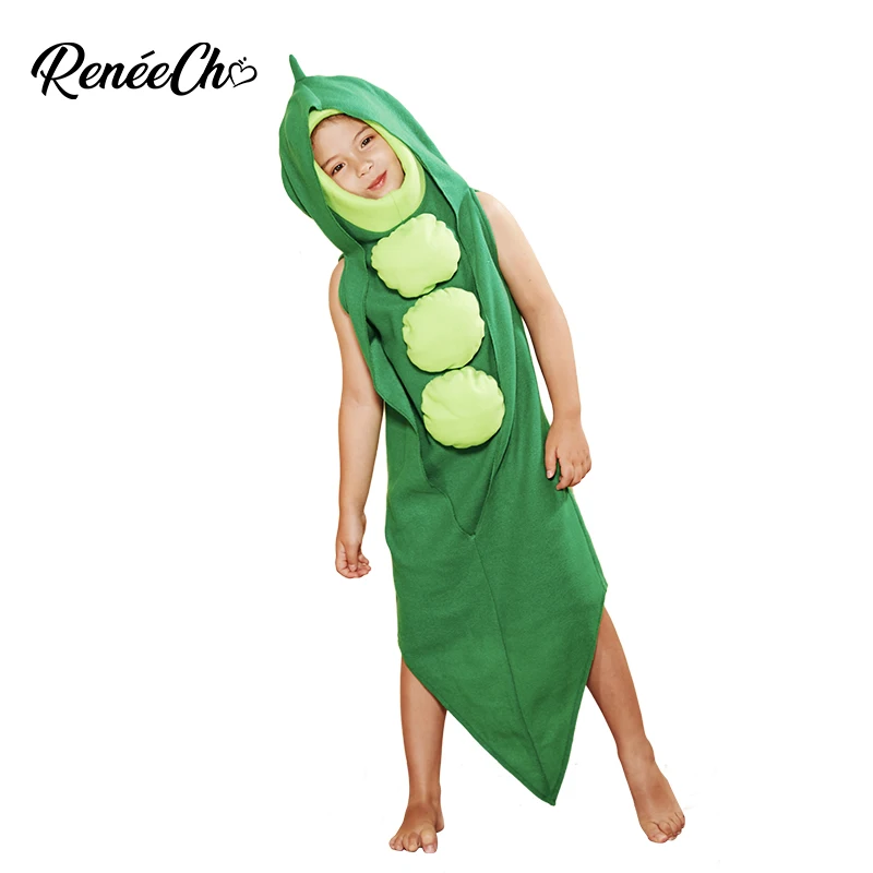 Reneecho ребенок костюм морковки детская Гороховая недорогой женский сексуальный