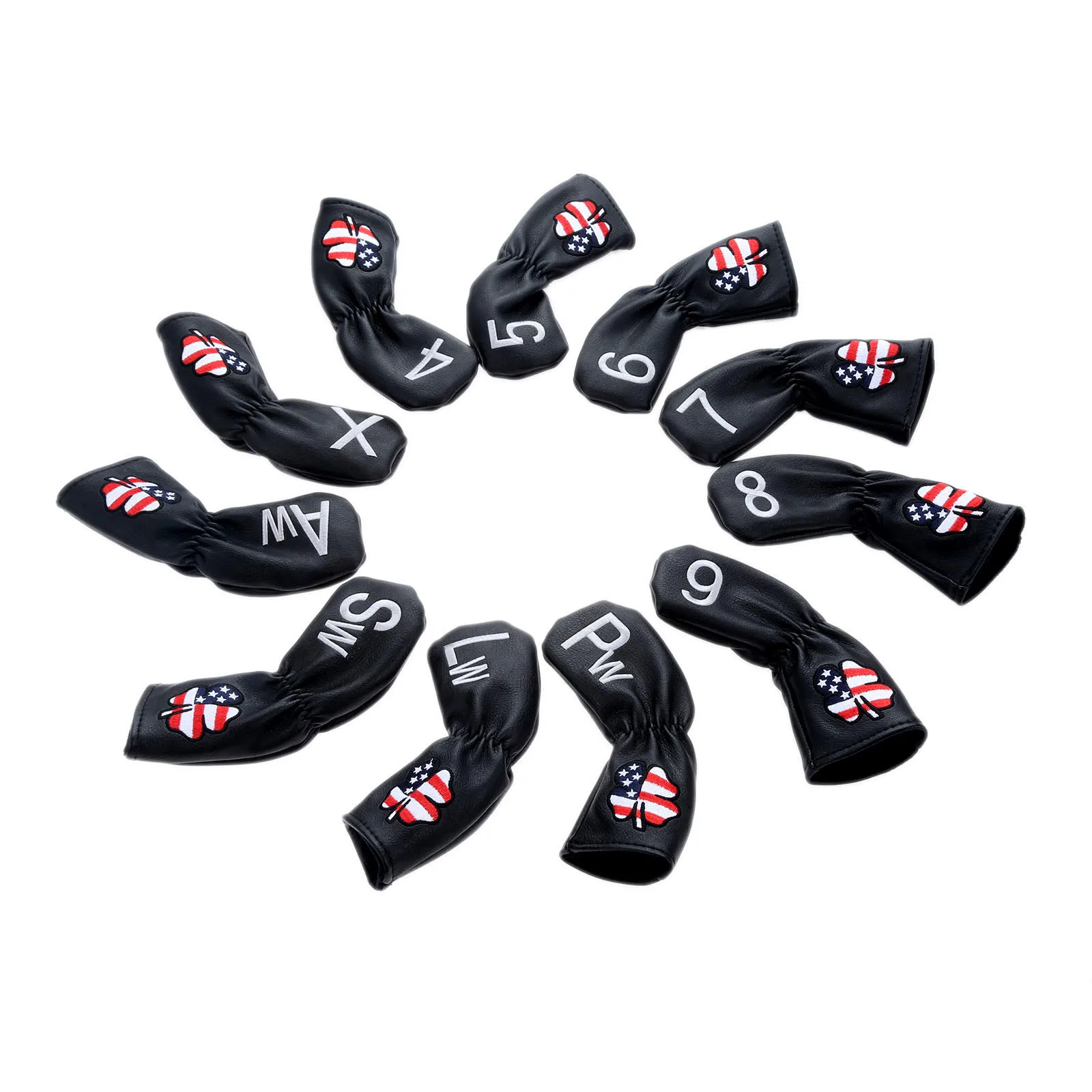 11 шт. в форме счастливого клевера для игры гольф клуб клюшка гольфа Мягкий