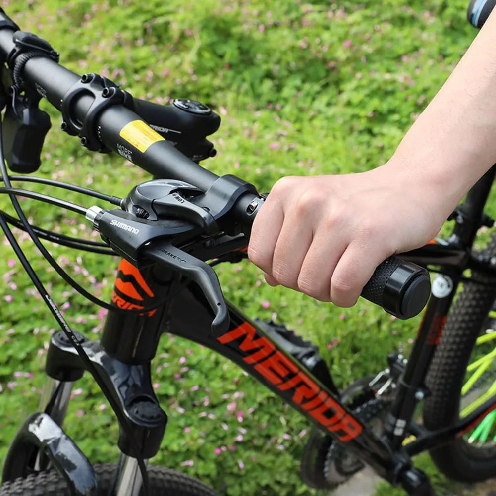 

1 Pair Bicycle Handlebar Silicone Grips Lock Ring MTB Folding Bike Lock On Grips Mountain Bike Road Bicycle Parts Handlebar Grip