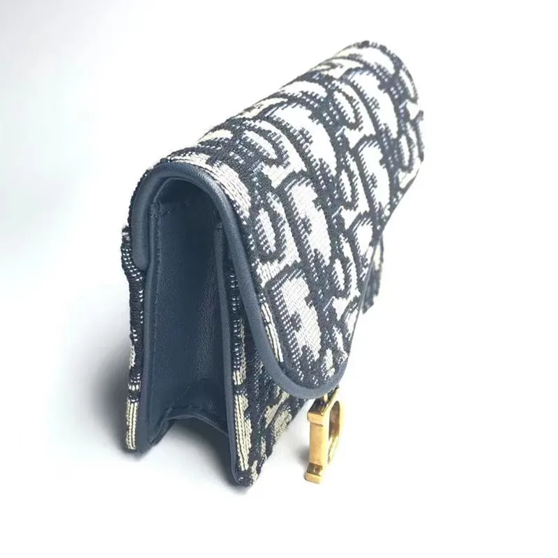 

Cowhide Makaron 9 Color Popular Saddle Handbag Style Cardholders Woman Card Wallet Coin Purse Bag High Quality