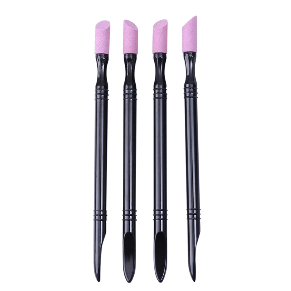 

Double-End Pumice Stone Nail File Rods Cuticle Hangnails Remove Nail Manicure Tools EY669
