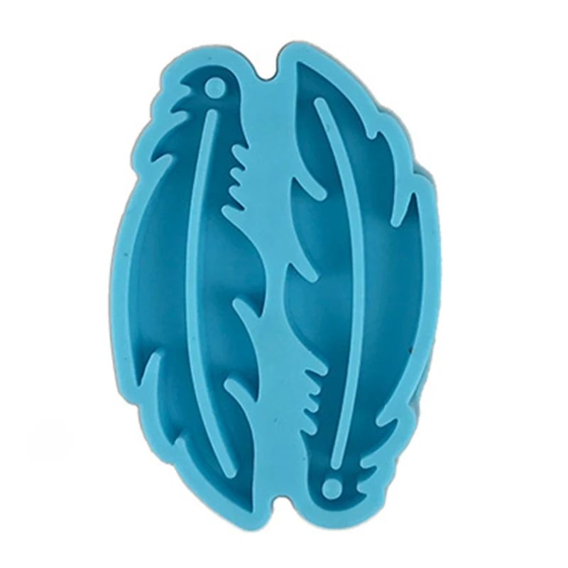 

Handcraft Epoxy Resin Mold Feather Earrings Silicone Mould DIY Crafts Jewelry Pendant Casting Tools