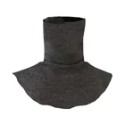 Мужская и Женская водолазка E8FA, простой однотонный накладной воротник-хомут, съемный хлопковый полутоп, высокий воротник-хомут, петля-шарф