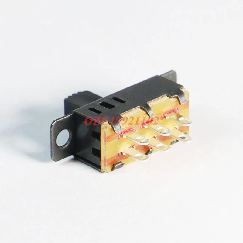50pcs Slide Switch 3 Position 2P3T 6 Pin SS23D32 0.5A 50V DC 4mm/5mm/6mmm7mm/8mm |