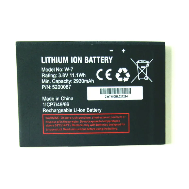 W-7 батарея Westrock 2900 мАч для сотового телефона Netgear Sierra Aircard 790S 810S W7 W-7 батарея Westrock 2900 мАч для сотового телефона Netgear Sierra Aircard 790S 810S W7
