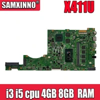 akemy for asus x411 x411u x411un x411uq laptop motherboard x411ua mainboard tested w i3 i5 cpu 4gb 8gb ram