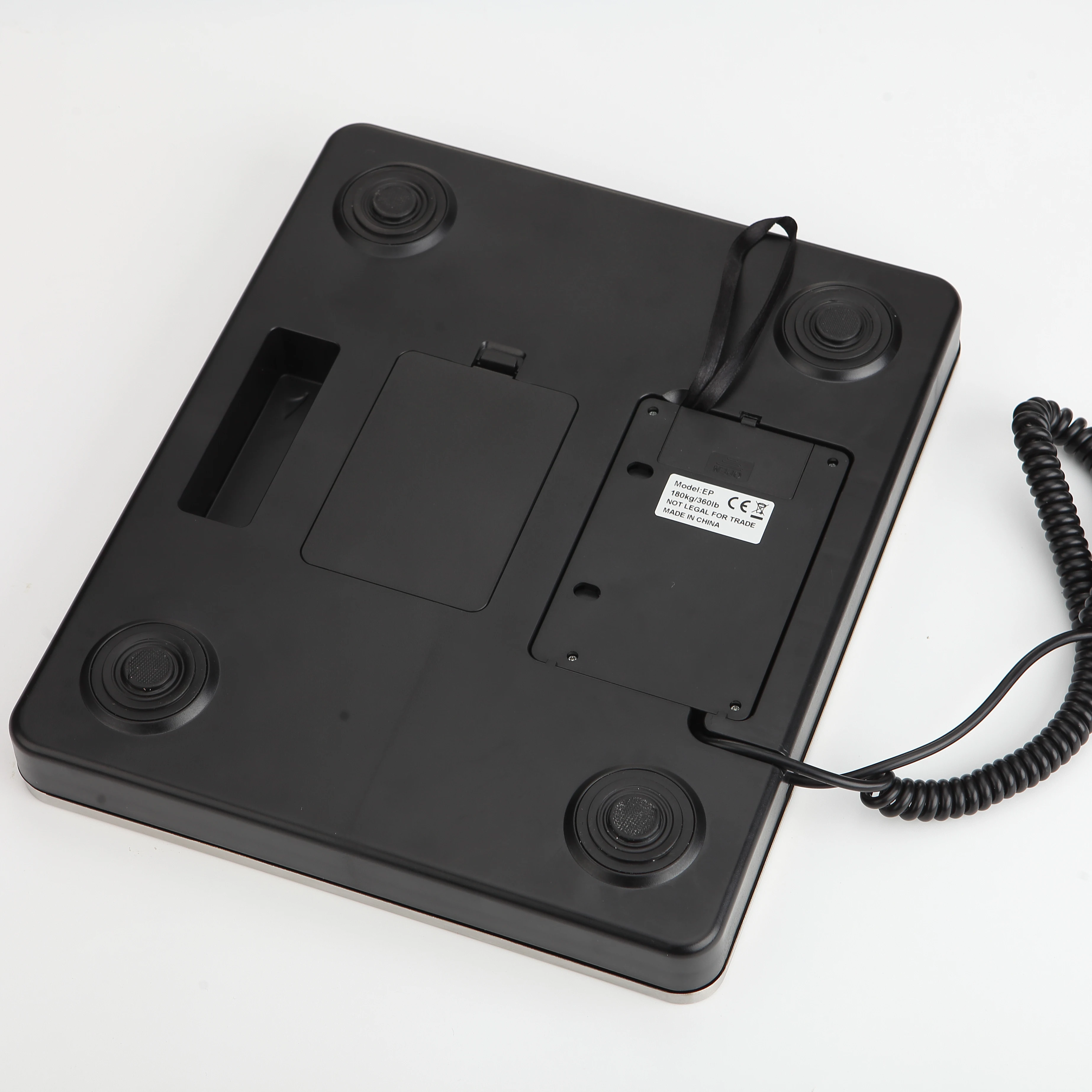 B&aacute;scula electr&oacute;nica port&aacute;til de acero inoxidable, balanza de suelo con pantalla LCD, 180kg-3