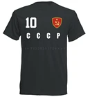 Горячая Распродажа, летняя стильная футболка СССР, Советский Союз, футболка, футболка для футбола, цифры, все 10, забавная футболка