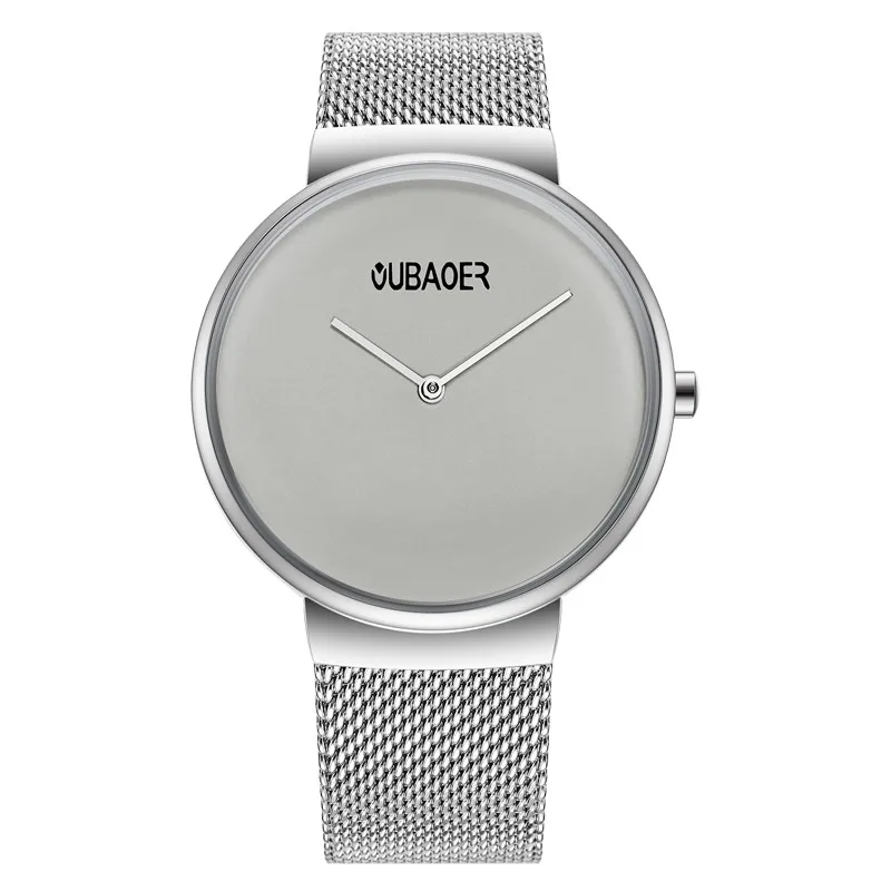 Reloj pareja OUBAOER часы для пары Роскошные Кварцевые часы из нержавеющей стали для мужчин и женщин наручные часы для влюбленных часы relogio masculin подарок