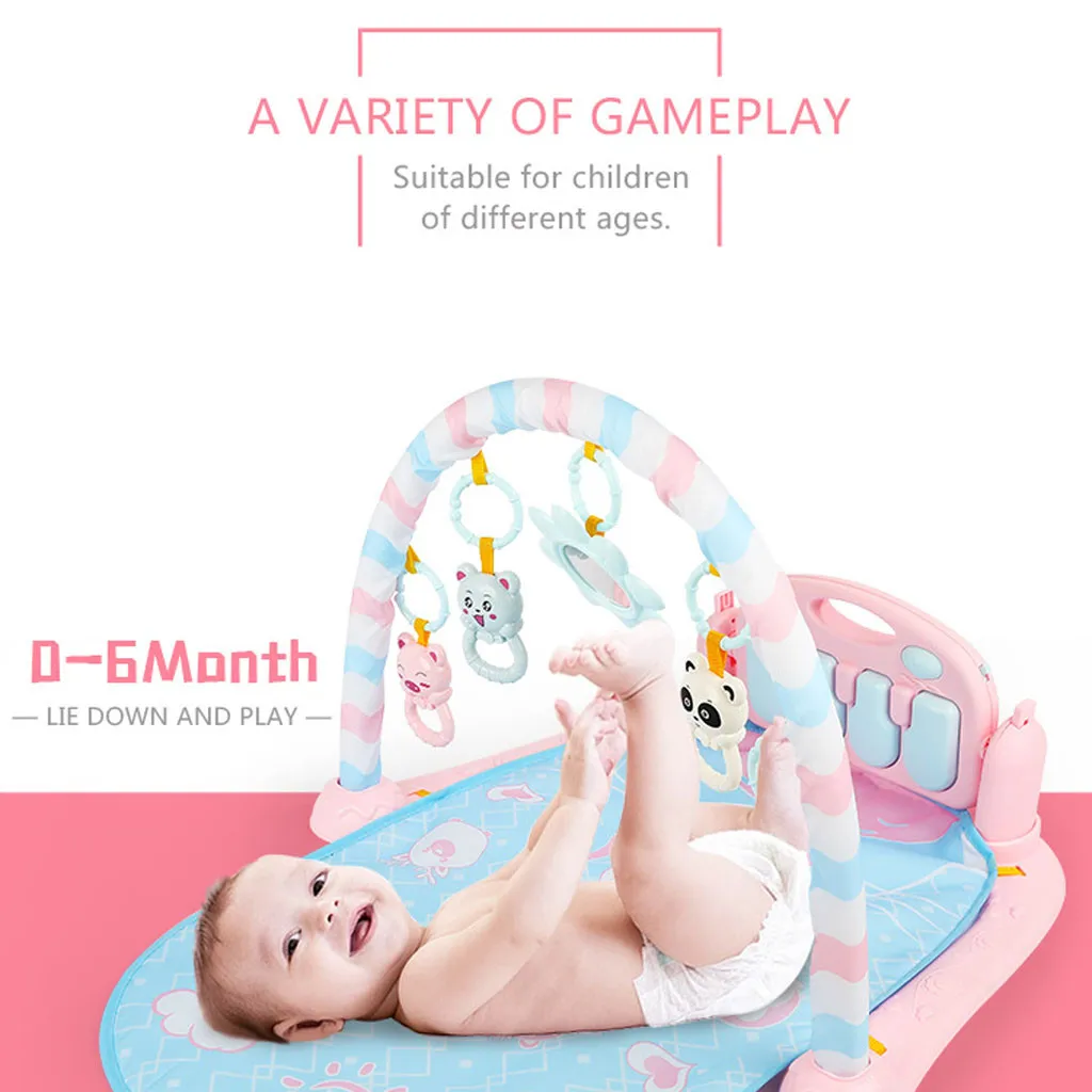 

Children Fitness Rack Baby Toys Piano Music Blanket Intellectual Development