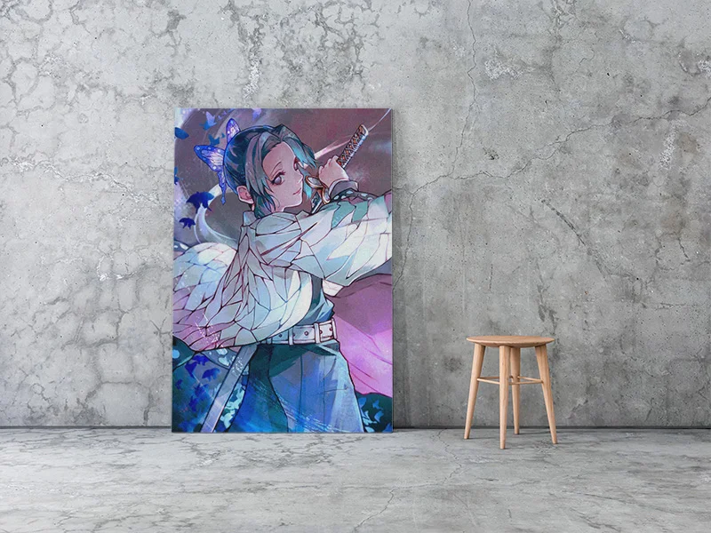 Shinobu Kocho Demon Slayer Kimetsu no Yaiba Настенный декор на холсте постеры для гостиной декоративная картина для спальни