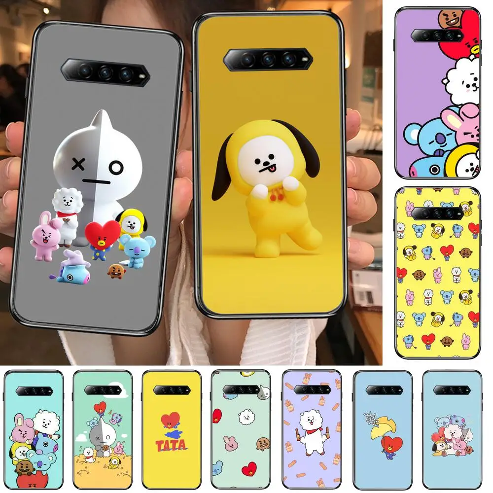 

Kuk tata chimmy cute cartoon Anime Phone Case For xiaomi Black Shark 2 3 3s 4 Pro Helo Black Cover Silicone Back Prett