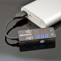 dual usb computer current and voltage tester mobile phone current tester mobile power charger voltage tester usb tester