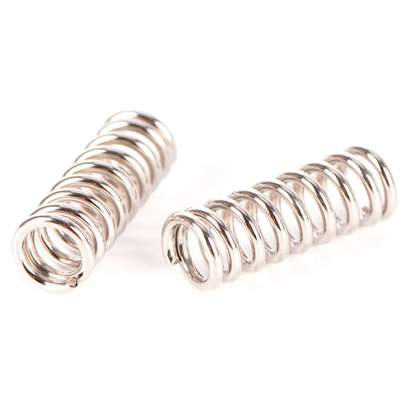 

10pcs/lot Stainless Steel Spring Extruder Strong Printer Spring For 3D Printer Heated Bed Ultimaker Makerbot Spring Accessories