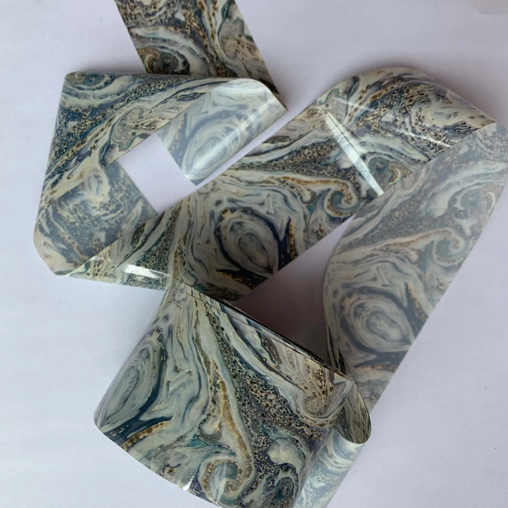 10rolls 4cm*120m Rock Nail Foils Marble Transfer Sticker Galaxy Slide Art Decals Accessories Paper | Красота и здоровье