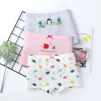 3pcspack briefs kids fashion baby girls underwear cute hedgehog panties for toddler girl pineapple print shorts teen underpants