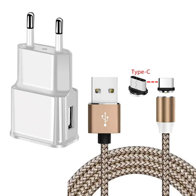Зарядный USB кабель для Samsung Galaxy S8 S9 S20 A8 A9 A20 A51 Nokia 6 2 Redmi 8 Note 7 Realme X2 Pro 5 В А Магнитный