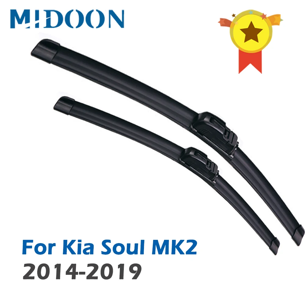 Щетки стеклоочистителя MIDOON для Kia Soul MK2 2014 2015 2016 2017 2018 2019 24 + 20 дюймов | Автомобили и