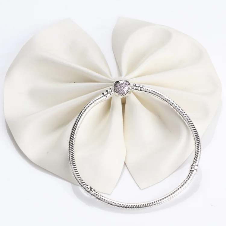 

Fashion 925 Sterling Silver Charm Pan Moments Bracelet for Women Original Jewelry Bracelet Beads DIY Birthday Gift Bangles