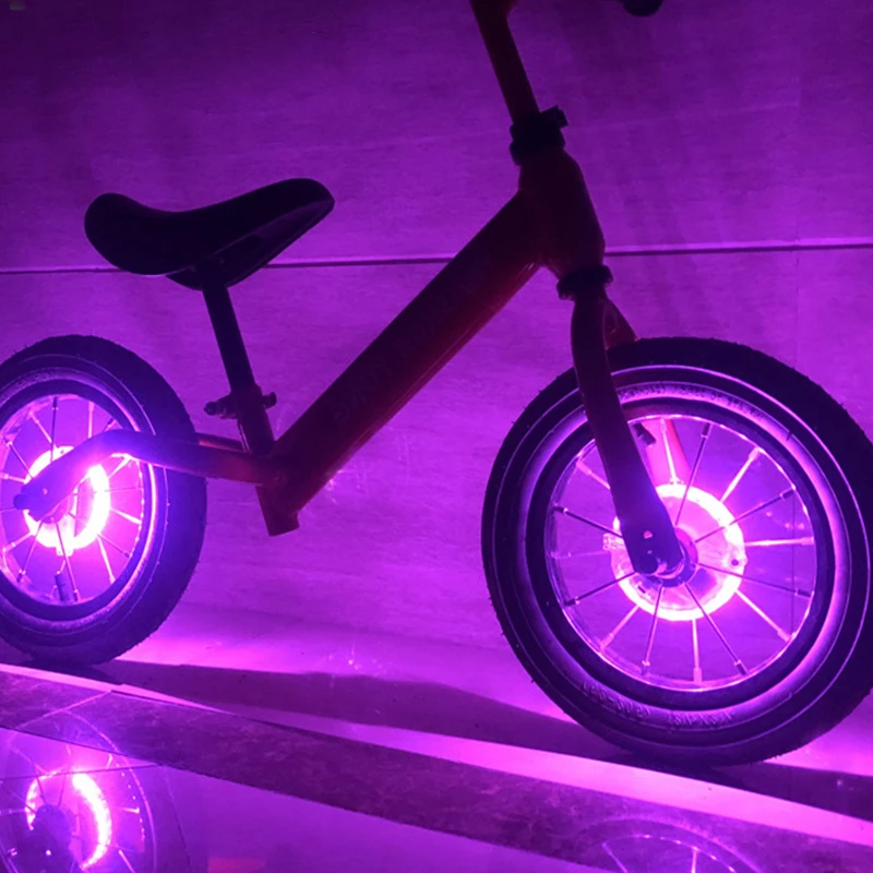 Детский автоматический фонарь для велосипедных колес умный задний с USB