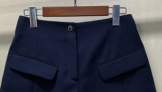 

Женские классические брюки, Новинка осени 2021, повседневные шорты из смесовой шерсти с высокой талией и карманами, Костюмные брюки