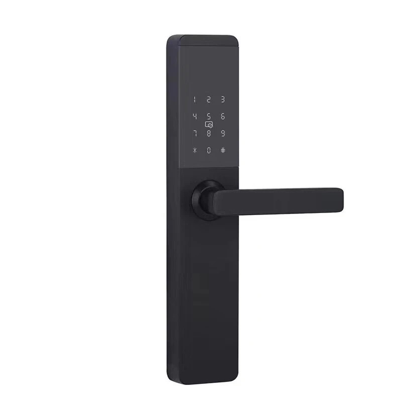 Smart door lock European rfid hotel handle intelligent security wireless electric fingerprint for home | Безопасность и защита