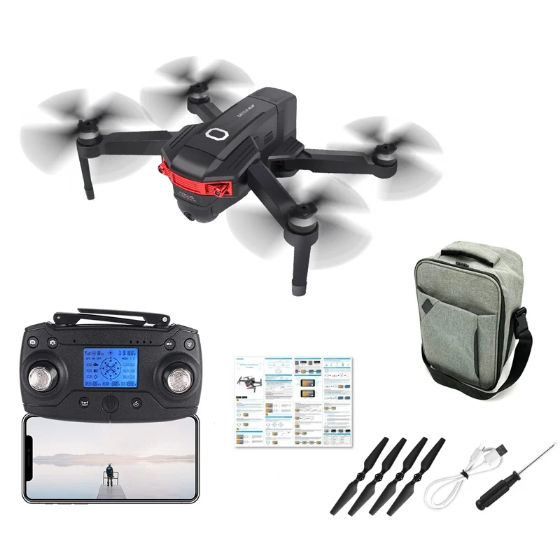 VS SJRC F11 бесщеточный складной gps wifi FPV RC Квадрокоптер 4K Ультра HD камера Оптическое положение потока Дрон следи за мной Avion - Цвет: 4K Foam Box with bag