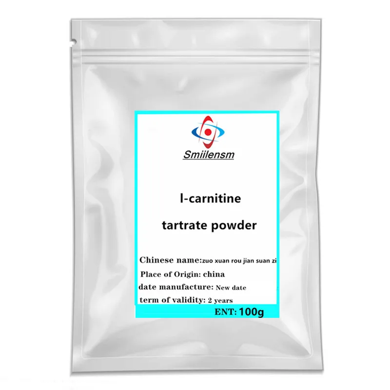 

100-1000g Hot sale Sports nutrition l-carnitine tartrate powder Slimming Fat Burning, Cellulite Lose Weight For Women /men sex.